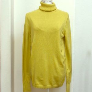 Chartreuse Green Gap Turtleneck Size Large